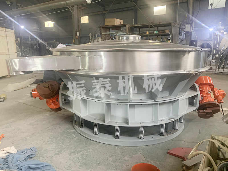 山東1800型重型直排篩生產(chǎn)已發(fā)出，請廖經(jīng)理注意查收！