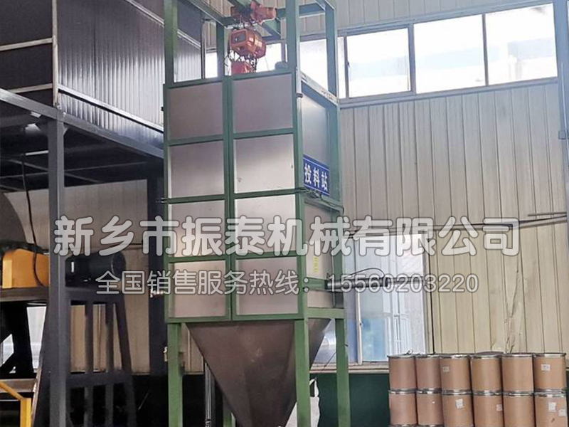噸袋拆包機(jī)生產(chǎn)已完成，發(fā)往江西，請(qǐng)魏經(jīng)理查收！