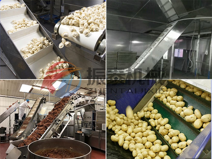 大傾角食品皮帶輸送機(jī)
